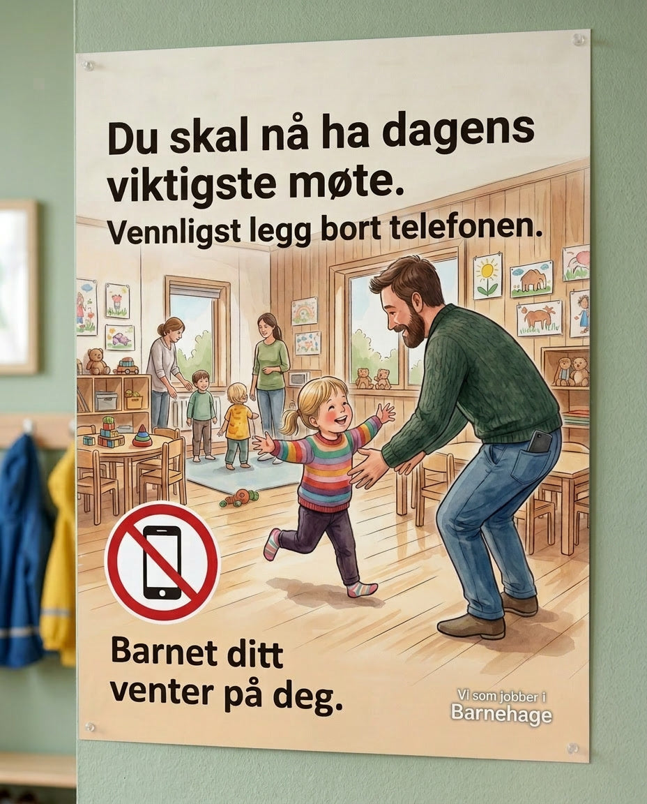 Du skal nå ha dagens viktigste møte – en plakat som treffer hjertet
