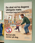 Du skal nå ha dagens viktigste møte – en plakat som treffer hjertet